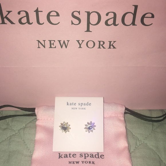 KATE SPADE Reversible Rhinestones Pearl Earrings - Picture 3 of 8